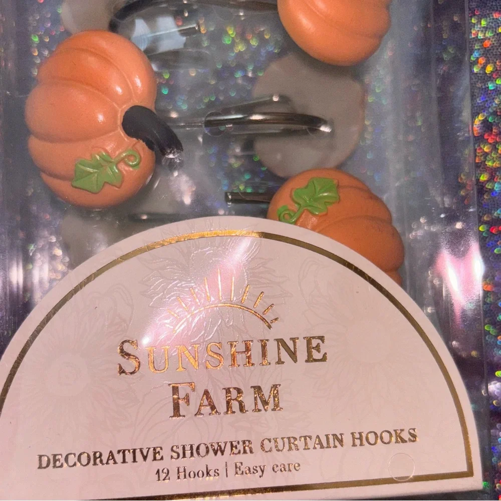 Pumpkin Shower Hooks